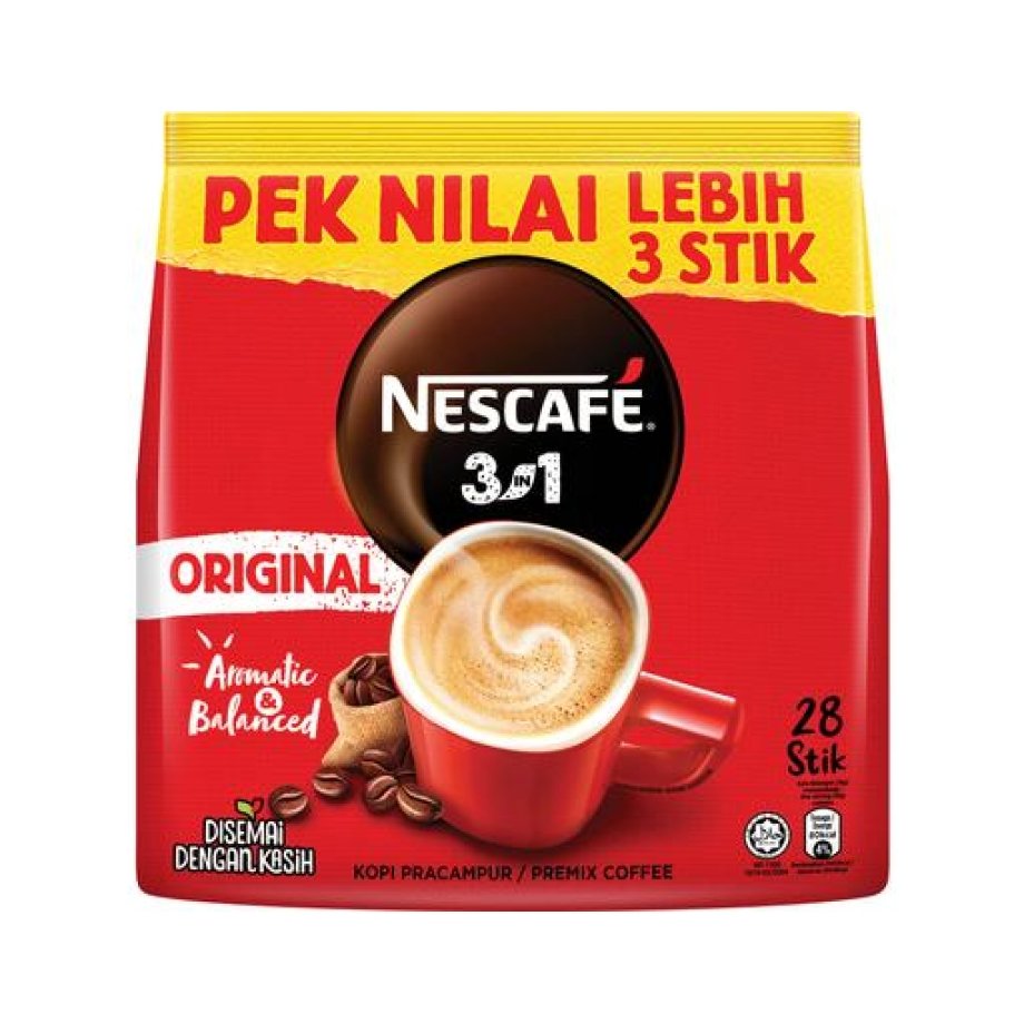 Nescafe 3-In-1 Original FOC 3's